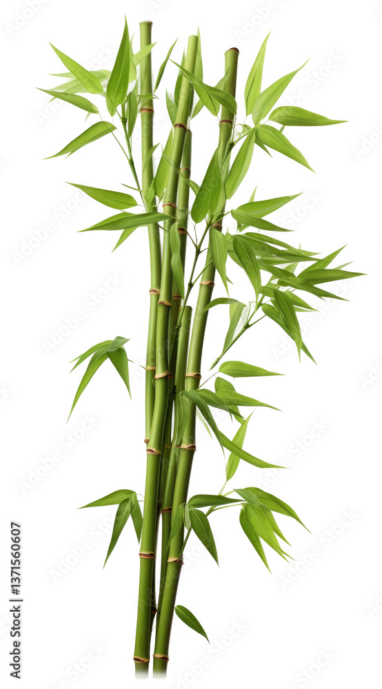 Isolated Green Bamboo on transparent background Isolated Green Bamboo on transparent background