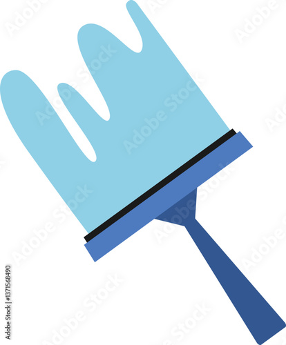 Squeegee clean tool