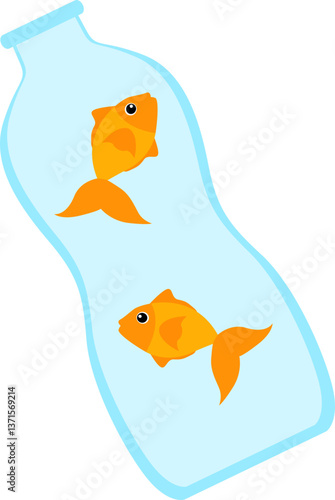 Goldfish Cartoon Style