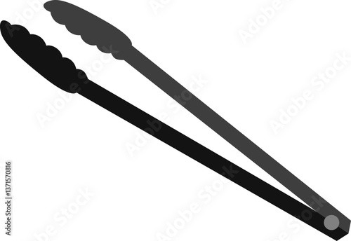 Kitchen Tongs Illustration