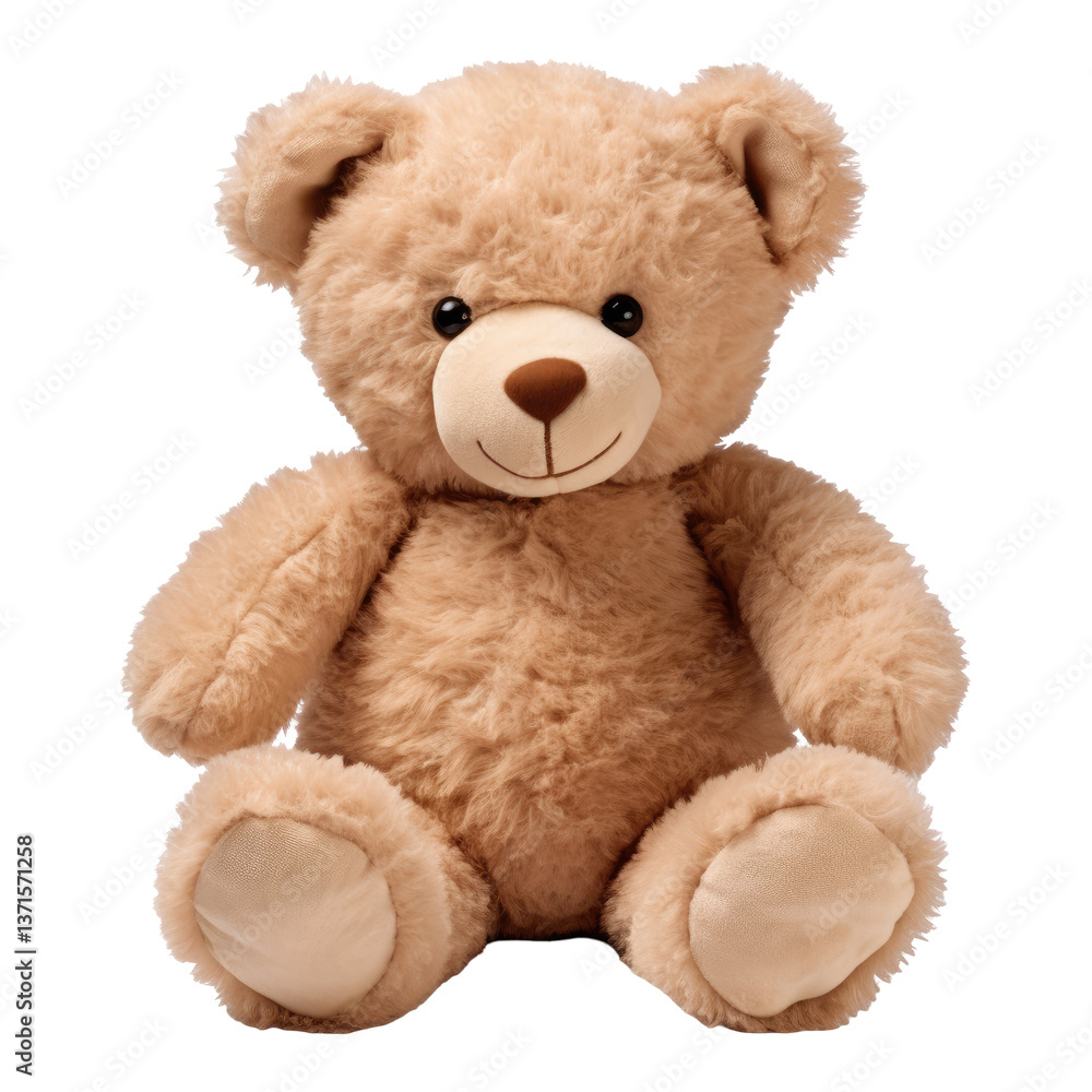 Obraz premium Isolated Teddy Bear on transparent background