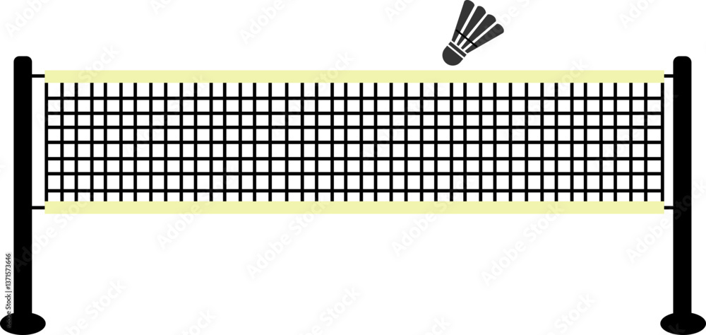 Naklejka premium Volleyball net