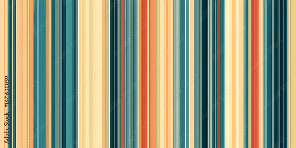 Obraz premium Abstract Illustration of Vertical Lines in Various Colors for Background