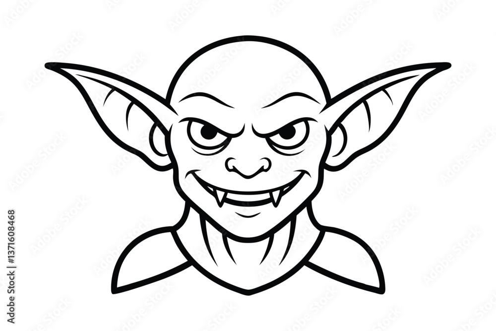 Obraz premium funny face of a man