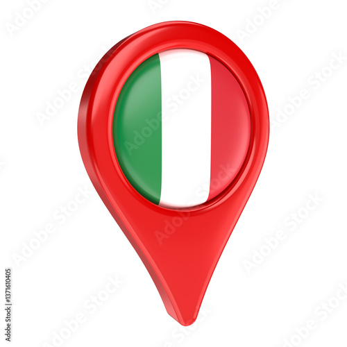 3D Italy Flag Map Marker – Travel, Navigation, and Location Icon Free Download 3D Italy Flag Map Marker – Travel, Navigation, and Location Icon - GFXLoad
