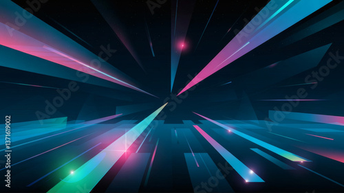 Holographic Light Burst Effect