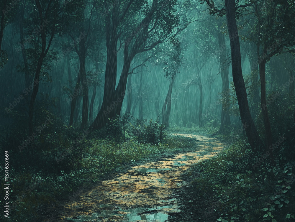 Obraz premium Rainy Season Vibes