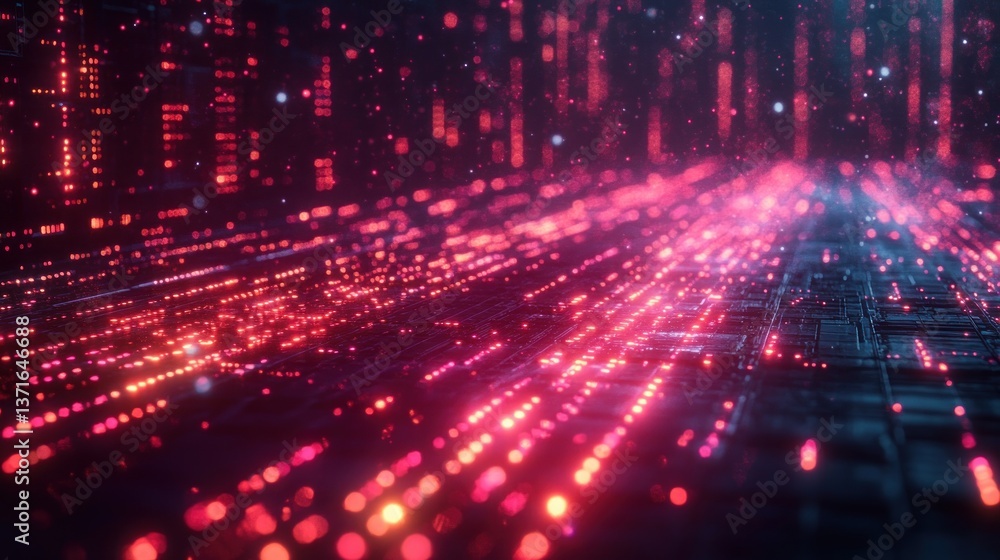 Digital Network Technology Animation Exploring Cybernetic Communication and Cybersecurity in a Futuristic Landscape Digital Network Technology Animation Exploring Cybernetic Communication and Cybersecurity in a Futuristic Landscape