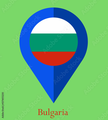 Flag Of Bulgaria, Bulgaria flag, National flag of Bulgaria. map pin flag of Bulgaria. Free Download Flag Of Bulgaria, Bulgaria flag, National flag of Bulgaria. map pin flag of Bulgaria. - GFXLoad