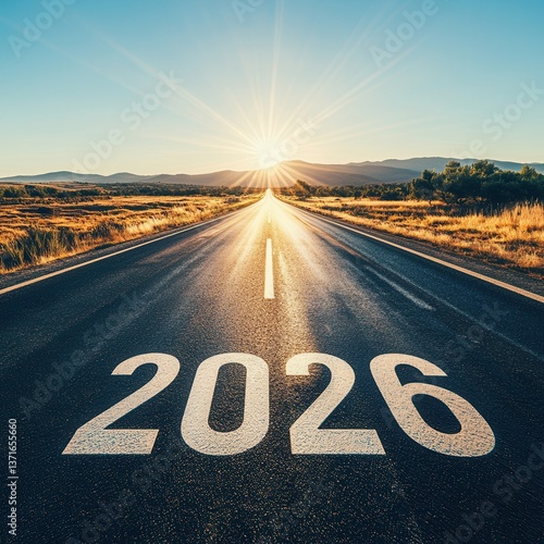 A powerful image of a highway vanishing into 