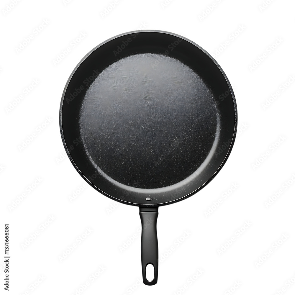 Black frying pan top view png Black frying pan top view png