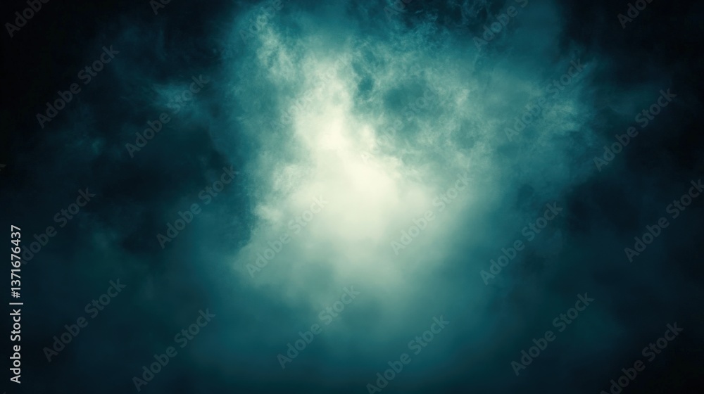 Dramatic Cloudy Sky with Light Emanating from the Center Dramatic Cloudy Sky with Light Emanating from the Center