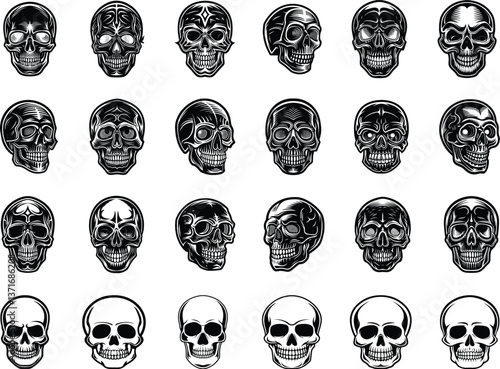 Skull svg bundle