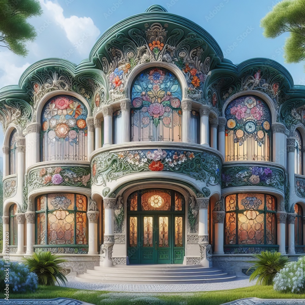 Obraz premium Art Nouveau Architecture