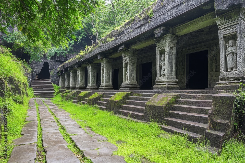 A breathtaking discovery of a lost temple buried beneath thick jungle vines A breathtaking discovery of a lost temple buried beneath thick jungle vines