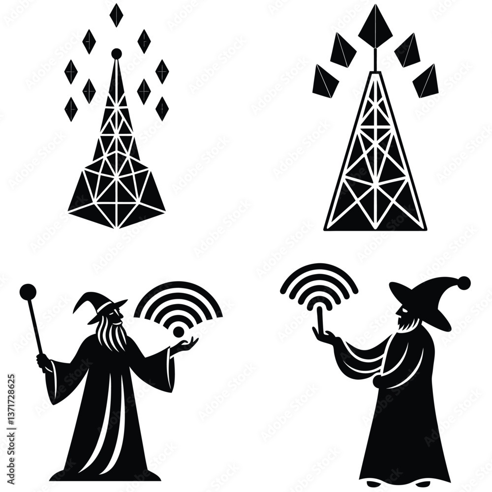 vector illustration of a set of icons of zodiac vector illustration of a set of icons of zodiac