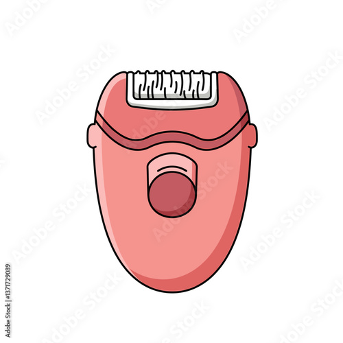 Hair removal device in pink color  