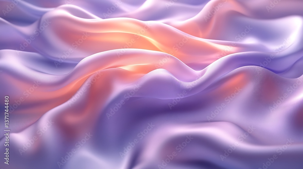 A silky abstract background with a gradient of soft lavender and periwinkle, flowing like a gentle breeze with smooth, reflective surfaces, A silky abstract background with a gradient of soft lavender and periwinkle, flowing like a gentle breeze with smooth, reflective surfaces,