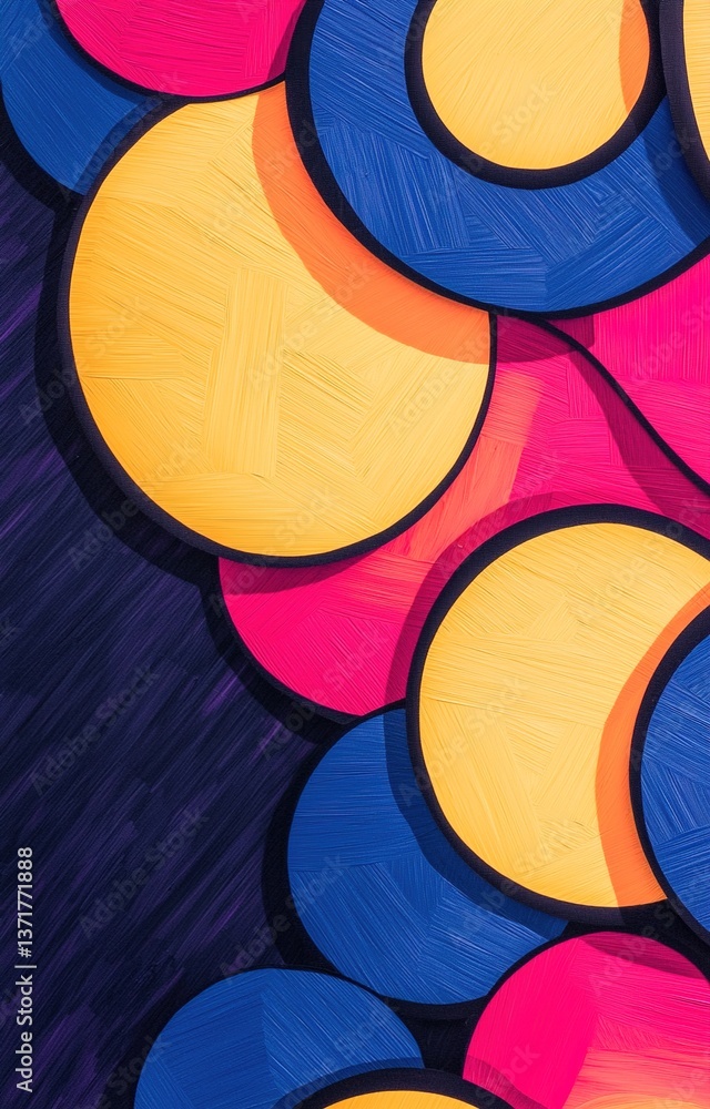Fototapeta premium abstract background with circles