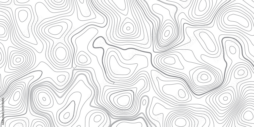 Fototapeta premium Panorama view gradient multicolor wave curve lines banner background design. Vector illustration. wave Line topography map contour background .Abstract Topographic map background with wave line.