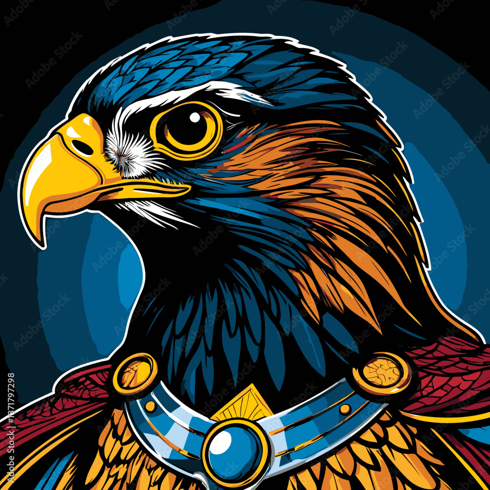 Fototapeta premium falcon vector for design needs
