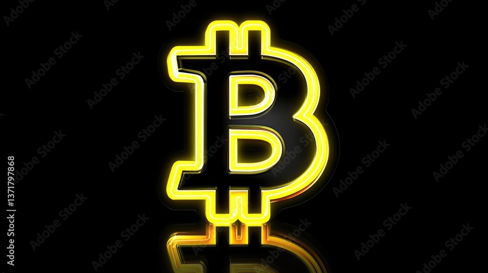 Neon Bitcoin Symbol (1) Neon Bitcoin Symbol (1)