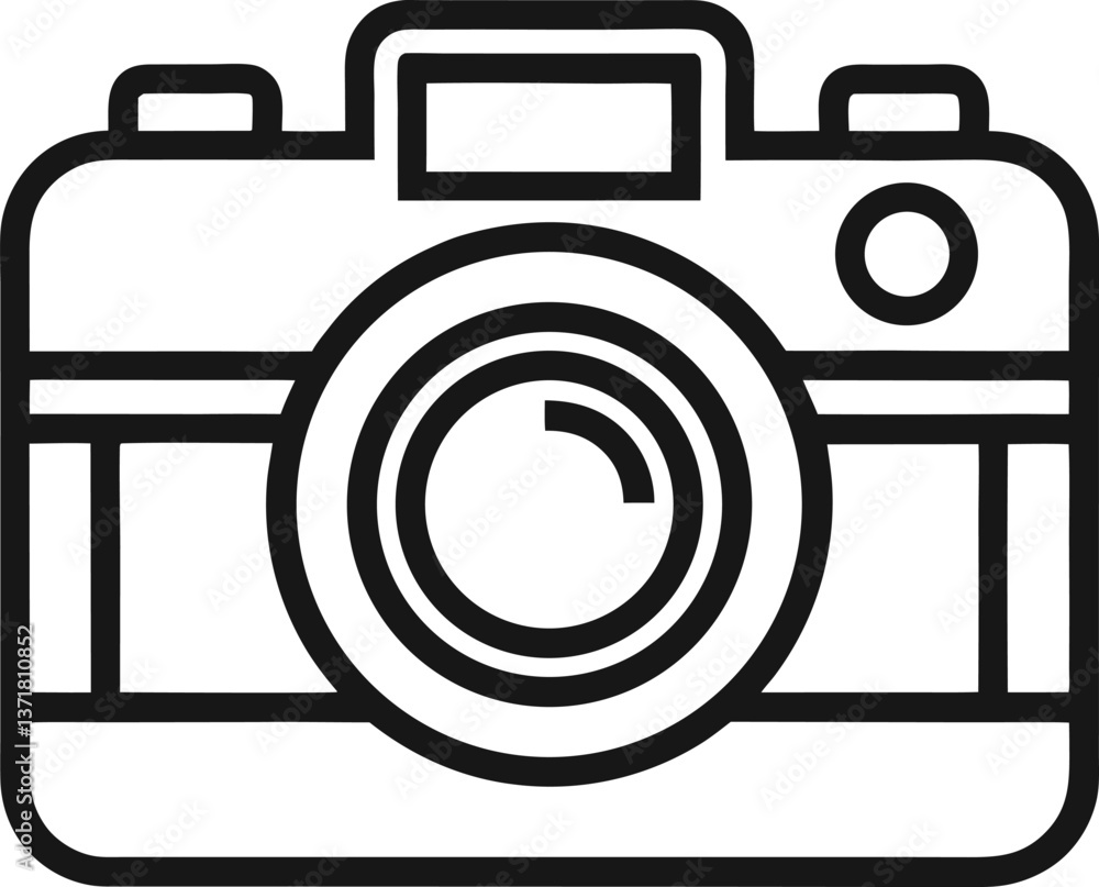 Stylized Camera Drawing for Art and Design Projects Stylized Camera Drawing for Art and Design Projects