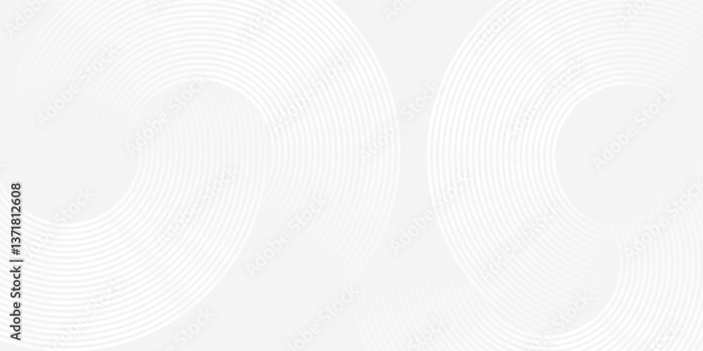 Modern white glowing geometric lines on gray background. Modern shiny blue circle lines pattern. Futuristic technology concept abstract modern Modern white glowing geometric lines on gray background. Modern shiny blue circle lines pattern. Futuristic technology concept abstract modern