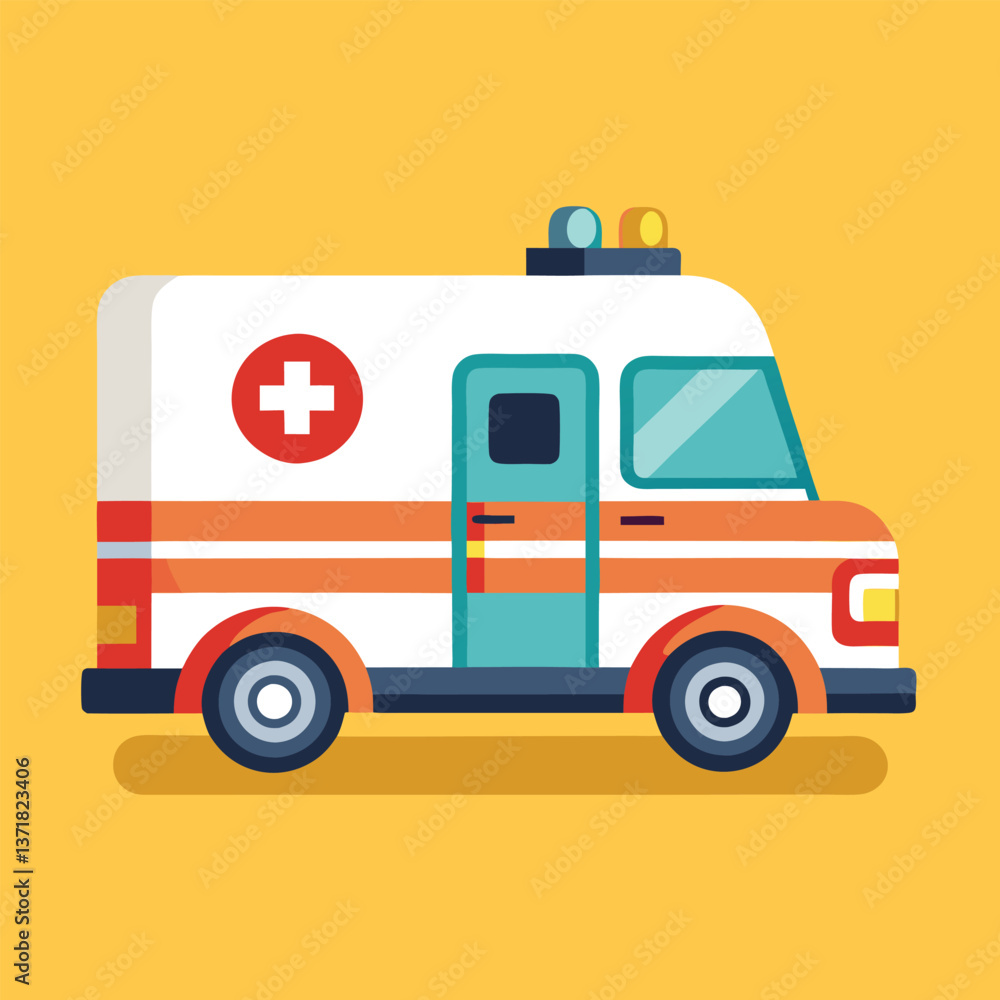 Fototapeta premium ambulance vector