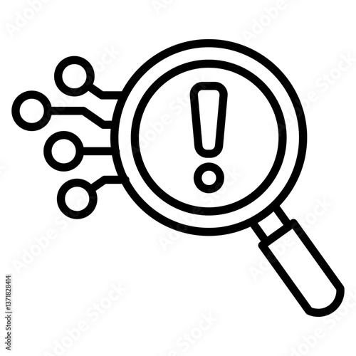 Root Cause Outline Icon