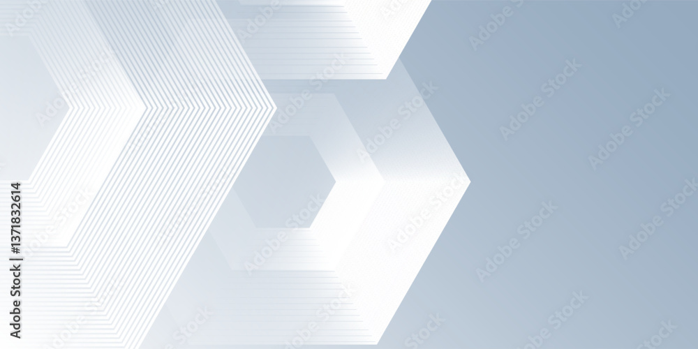 Modern hexagon lines on gray background. Geometric stripe line art design Modern hexagon lines on gray background. Geometric stripe line art design