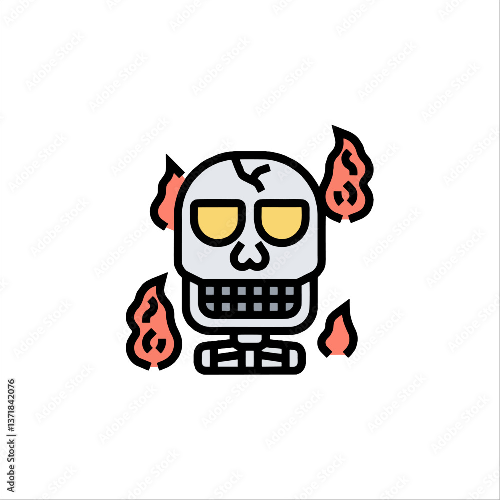 Fototapeta premium vector illustration of a cartoon character