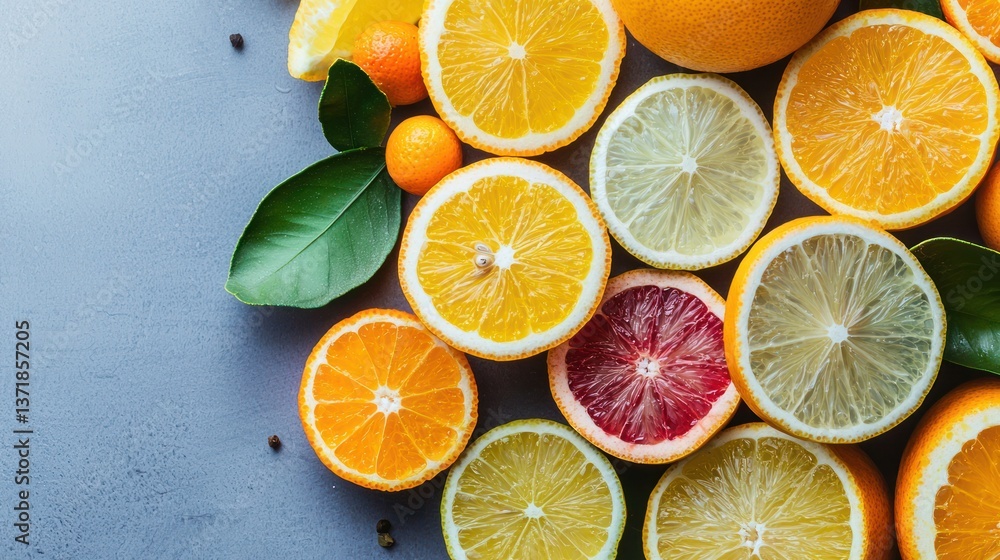 Assorted citrus slices Assorted citrus slices
