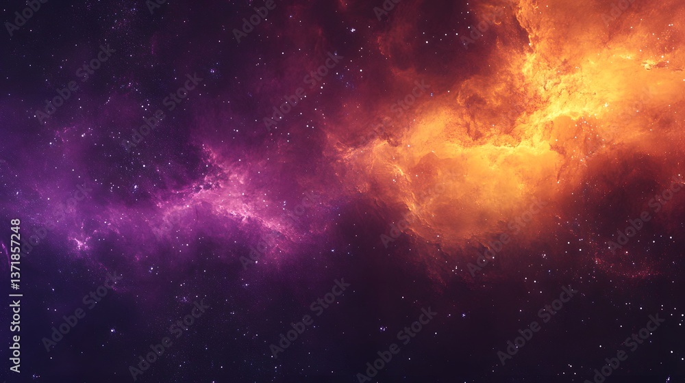 Obraz premium Celestial map in mystical colors