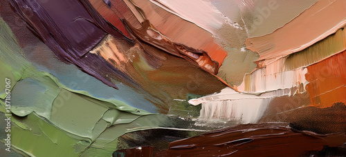 abstract background art painting colorful paint texture on canvas design.