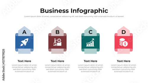Business infographic presentation layout fully editable.