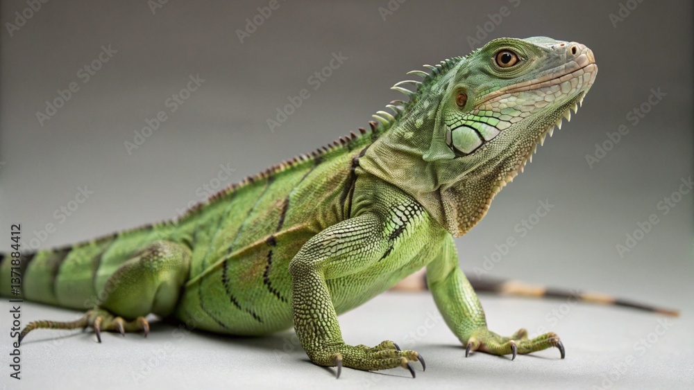Obraz premium Jamaican Iguana on studio background 