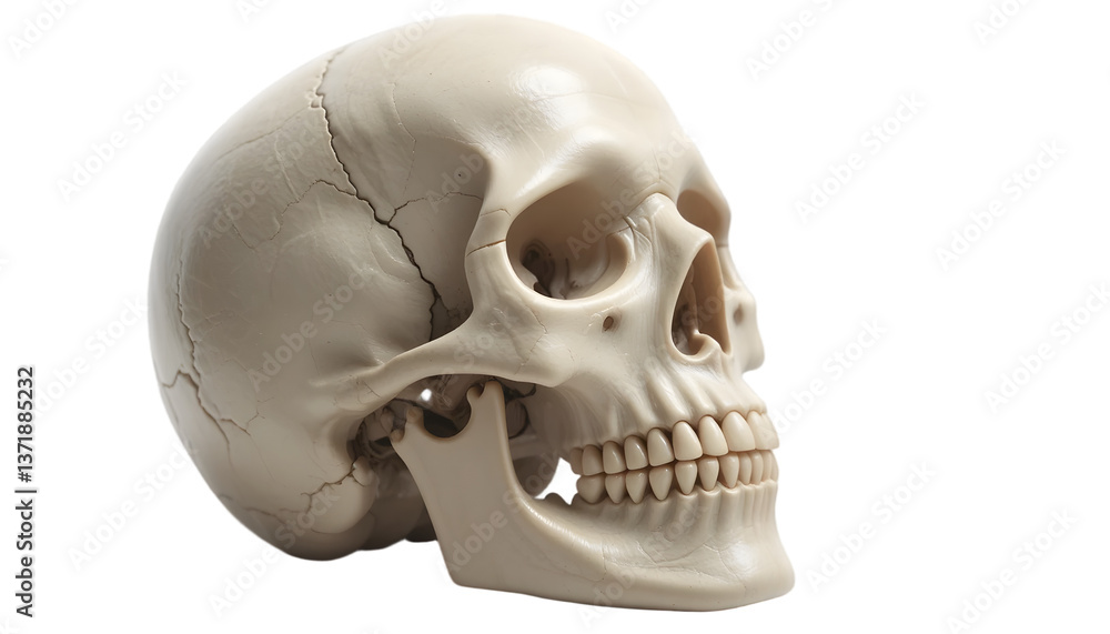 Obraz premium human skull isolated