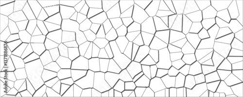 Detailed Digital Texture Emphasizing an Intricate Mosaic Composition with Modern Organic Structural Flow and Fractal Elements