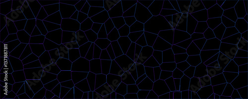 Intricate Abstract Composition Highlighting a Detailed Digital Mosaic with Modern Organic Fractal Structural Flow and Depth

