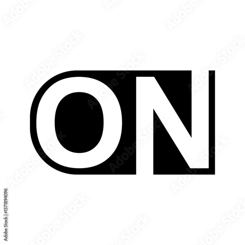 Modern, minimalist typograp...