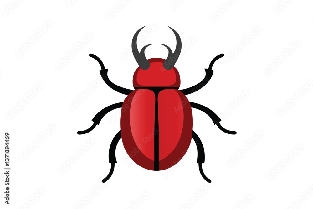 red bug vector illustration red bug vector illustration