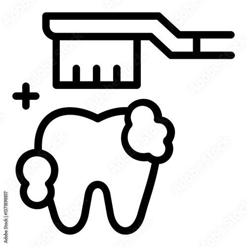 tooth washing icon