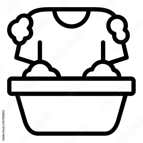 washing clothes icon