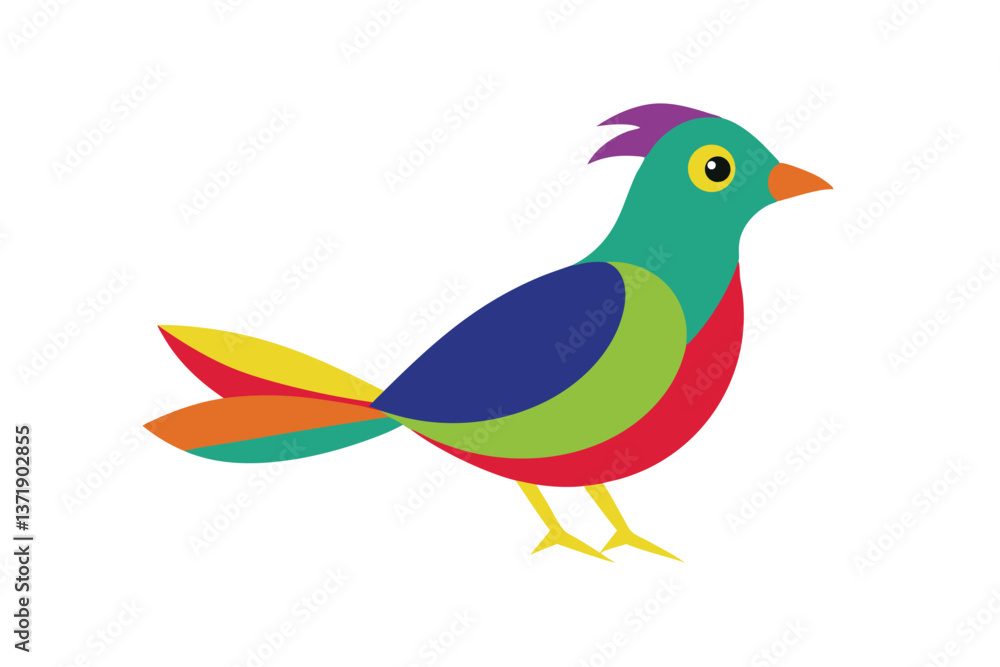 vector illustration of a bird
