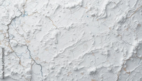 Exploring unique geological features mountain range topographic map natural environment aerial view geological concept for understanding earth structures