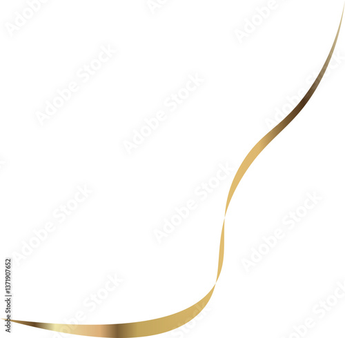 Golden line art for background decoration