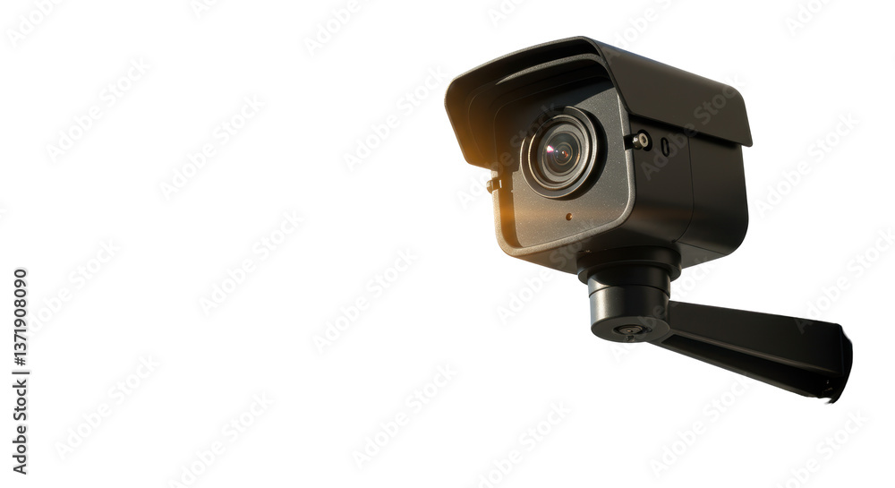 Isolated Black Security Camera Surveillance System Isolated Black Security Camera Surveillance System
