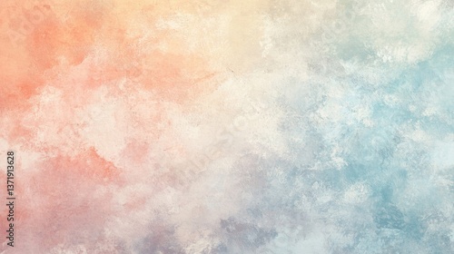 Abstract Pastel Textured Background Color Wash