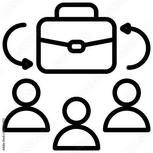 Workplace Culture Outline Icon